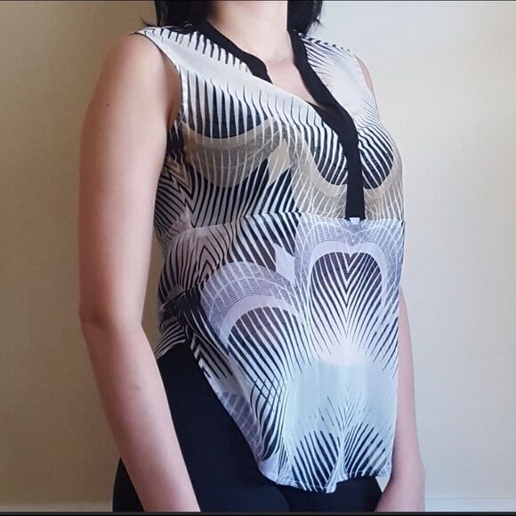 𝅺1. State Anthropologie Sheer Tank Top Blouse - Picture 3 of 7